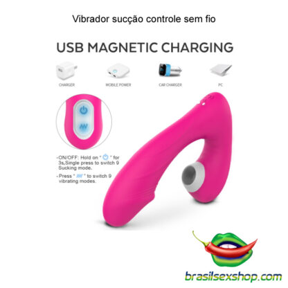 Vibrador sucção controle sem fio - Image 3