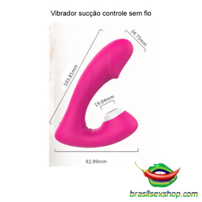 Vibrador sucção controle sem fio - Image 4