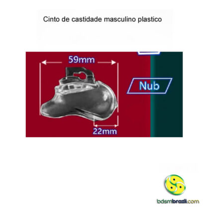 Cinto de castidade masculino plastico - Image 3