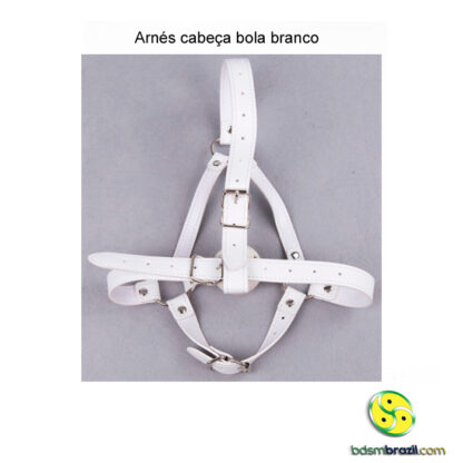 Arnés cabeça bola branco - Image 2