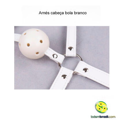 Arnés cabeça bola branco - Image 4