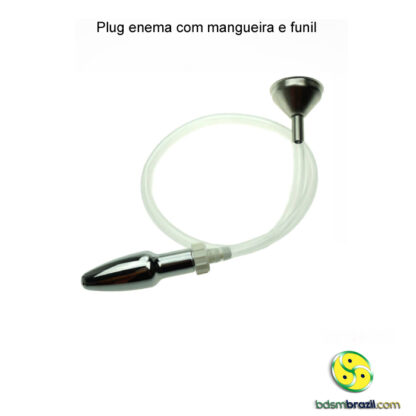 Plug enema com mangueira e funil - Image 3