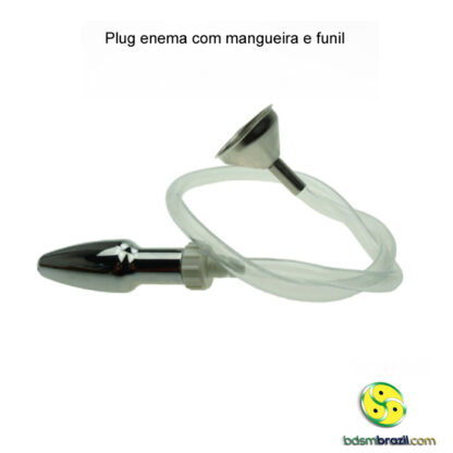 Plug enema com mangueira e funil - Image 4