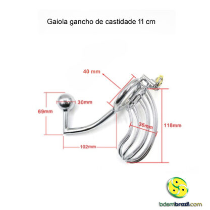 Gaiola gancho de castidade 11 cm - Image 8