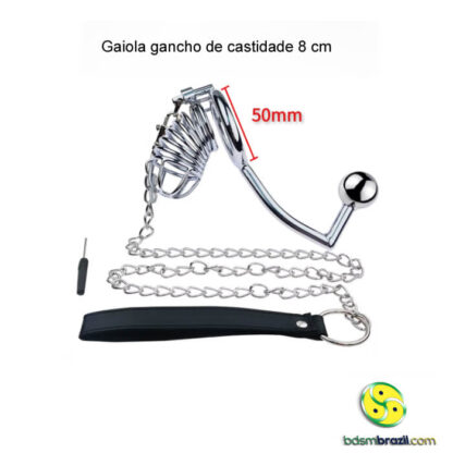 Gaiola gancho de castidade 8 cm - Image 3