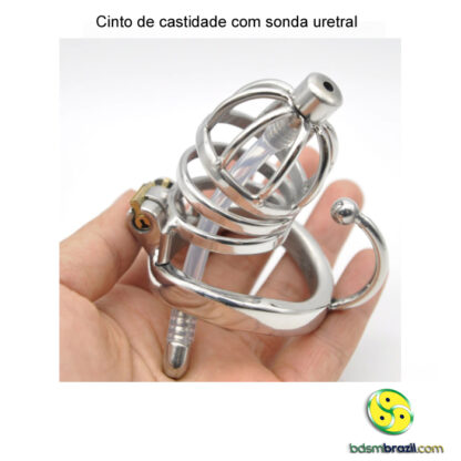 Cinto de castidade com sonda uretral - Image 2