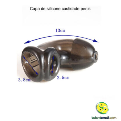 Capa de silicone castidade penis - Image 2