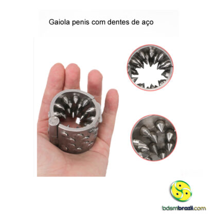 Gaiola penis com dentes de aço - Image 6