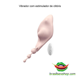 Vibrador com estimulador de clitoris