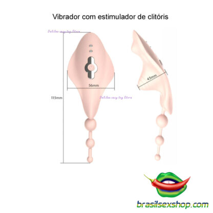 Vibrador com estimulador de clitoris - Image 4