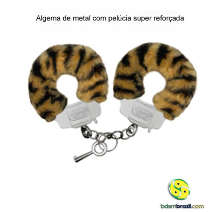 Algema de metal com pelúcia super reforçada - Image 2