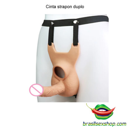 Cinta strapon duplo