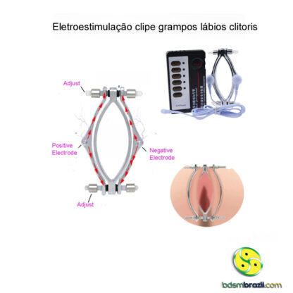 Eletroestimulação clipe grampos lábios clitoris - Image 3