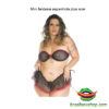 Mini fantasia espanhola plus size