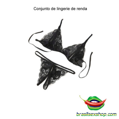 Conjunto de lingerie de renda - Image 2