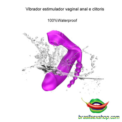 Vibrador estimulador vaginal anal e clitoris - Image 7