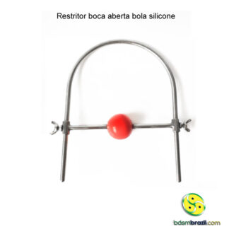 Restritor boca aberta bola silicone