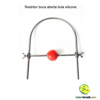 Restritor boca aberta bola silicone