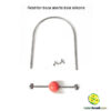 Restritor boca aberta bola silicone - Imagem 2