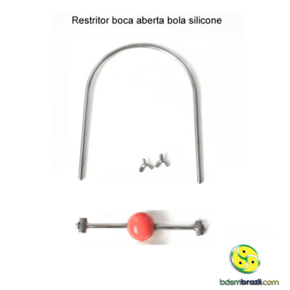 Restritor boca aberta bola silicone - Image 2