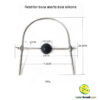 Restritor boca aberta bola silicone - Imagem 3