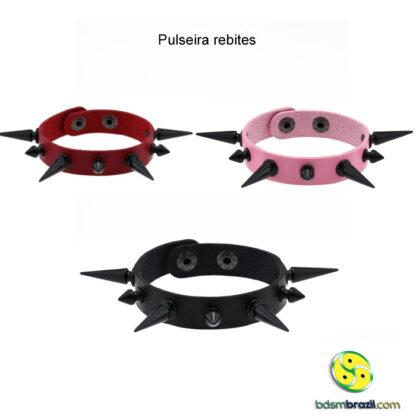 Pulseira rebites