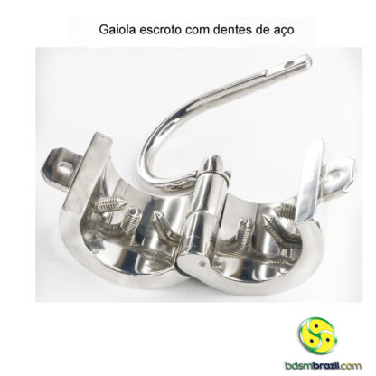 Gaiola escroto com dentes de aço - Image 4