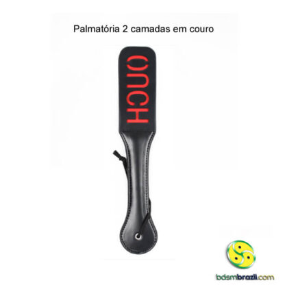 Palmatória 2 camadas em couro