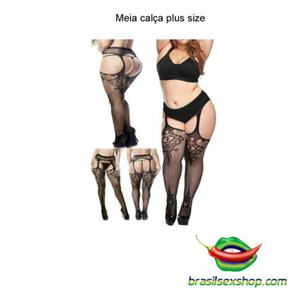 Meia calça plus size