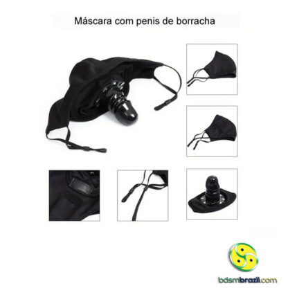 Máscara com penis de borracha - Image 4