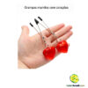 Grampos mamilos com corações - Image 5