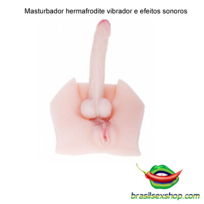 Masturbador hermafrodite vibrador e efeitos sonoros - Image 2