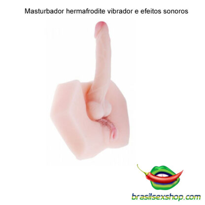 Masturbador hermafrodite vibrador e efeitos sonoros - Image 3