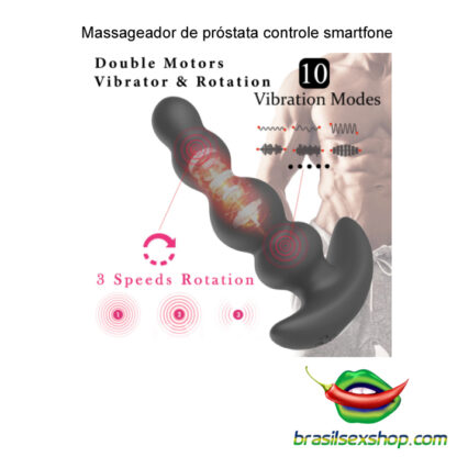 Massageador de próstata controle smartfone - Image 3