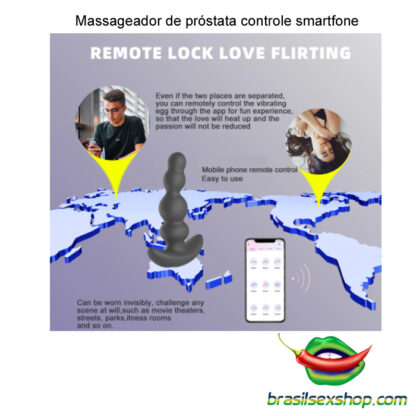 Massageador de próstata controle smartfone - Image 10