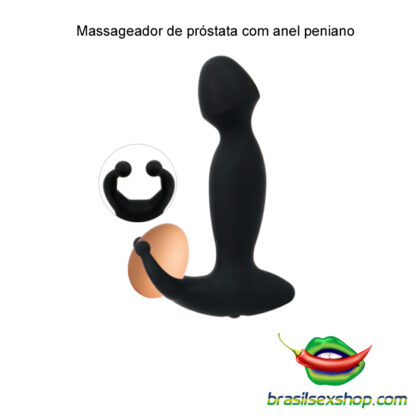 Massageador de próstata com anel peniano - Image 6