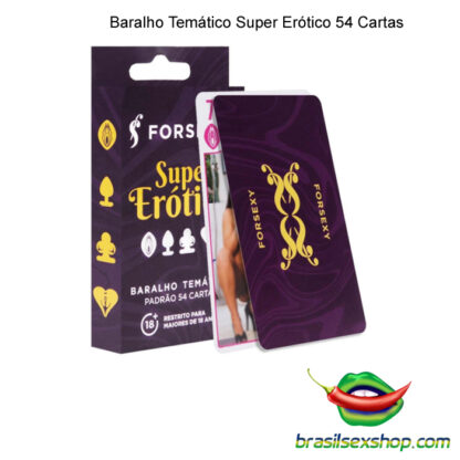 Baralho Temático Super Erótico 54 Cartas