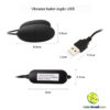 Vibrador bullet duplo USB