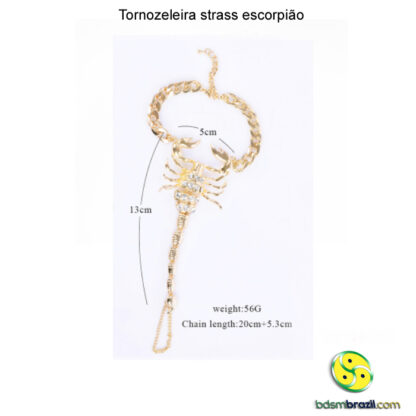 Tornozeleira strass escorpião - Image 4