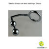 Gancho de aço com anel cockring e 2 bolas - Image 5
