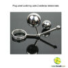 Plug anel cockring com 2 esferas removíveis - Image 2