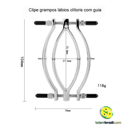 Clipe grampos lábios clítoris com guia - Image 2