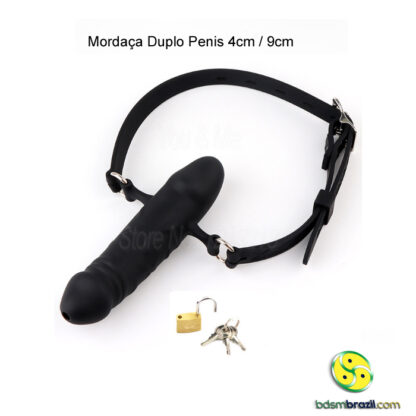 Mordaça Duplo Penis 4cm / 9cm - Image 3