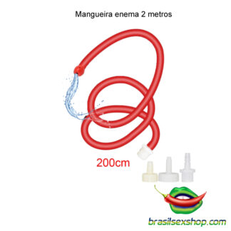 Mangueira enema 2 metros