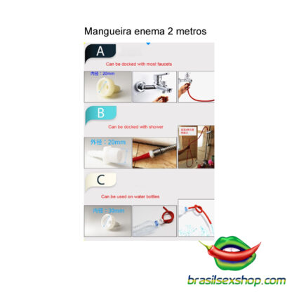 Mangueira enema 2 metros - Image 4