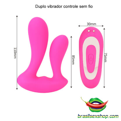 Duplo vibrador controle sem fio - Image 3