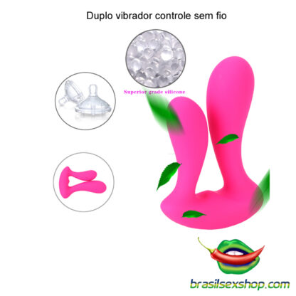 Duplo vibrador controle sem fio - Image 7