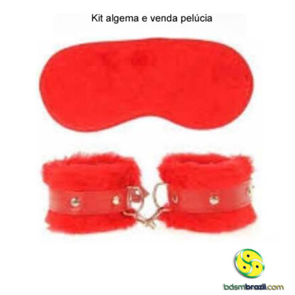 Kit algema e venda pelúcia