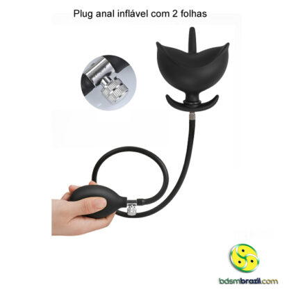 Plug anal inflável com 2 folhas - Image 2