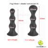 Plug inflavel + vibrador controle sem fio - Imagem 2